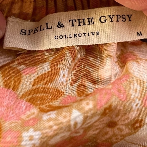 💋NWT SPELL & The Gypsy Collective Anne BoHo 70’s Tunic Dress - Picture 16 of 16